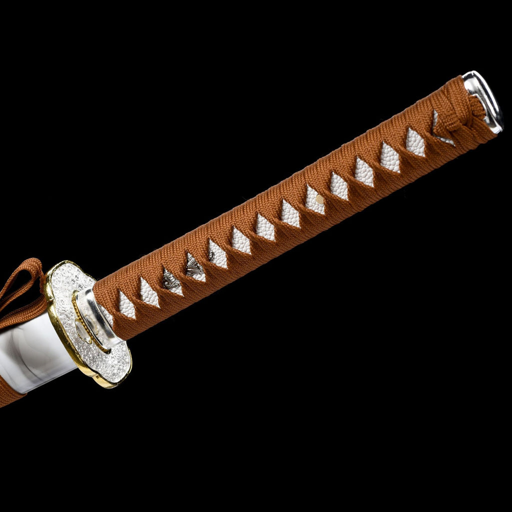 Clay Rune decorative katana detail