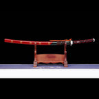 Flame Trace decorative katana side view