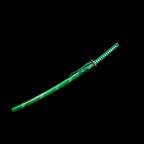 Green Verse decorative katana detail