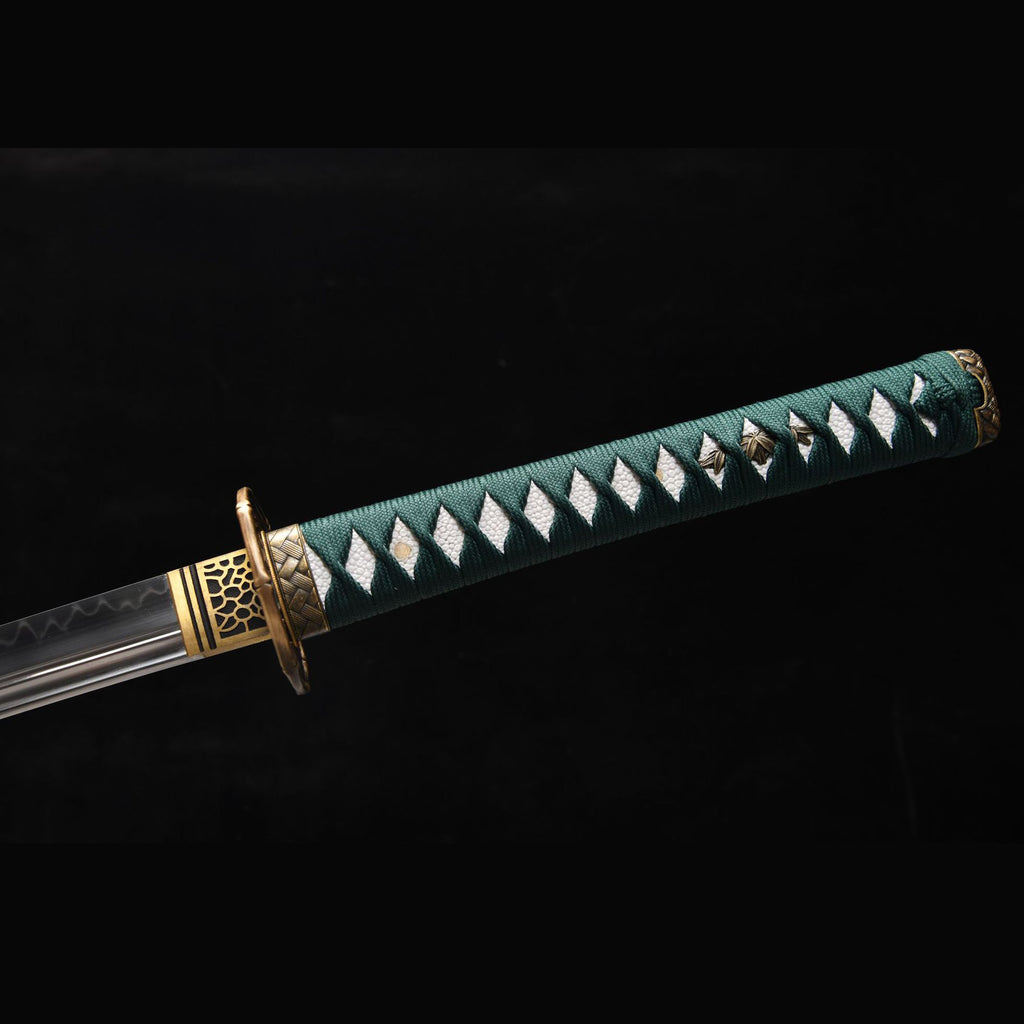 Verdant Rise decorative katana detail