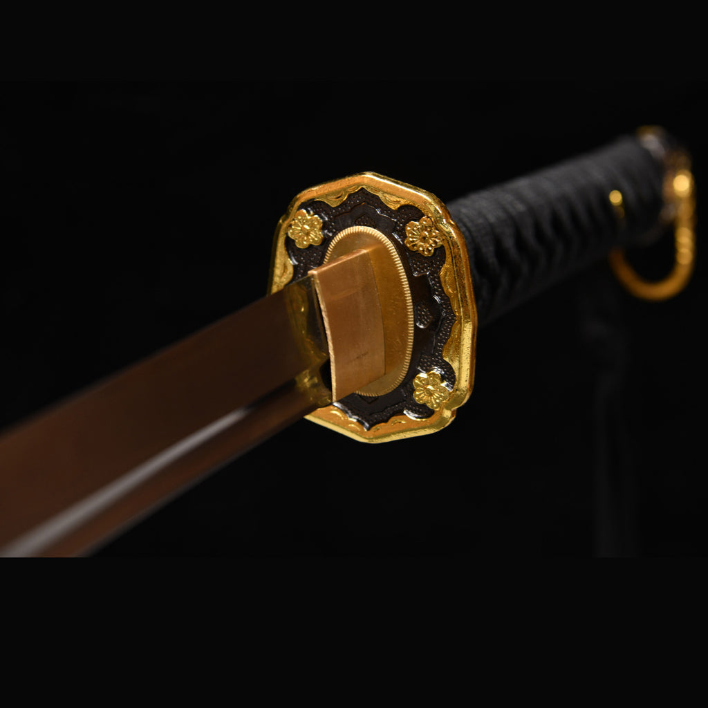 Stone Root decorative katana detail