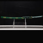 Verdant Rise decorative katana angle view