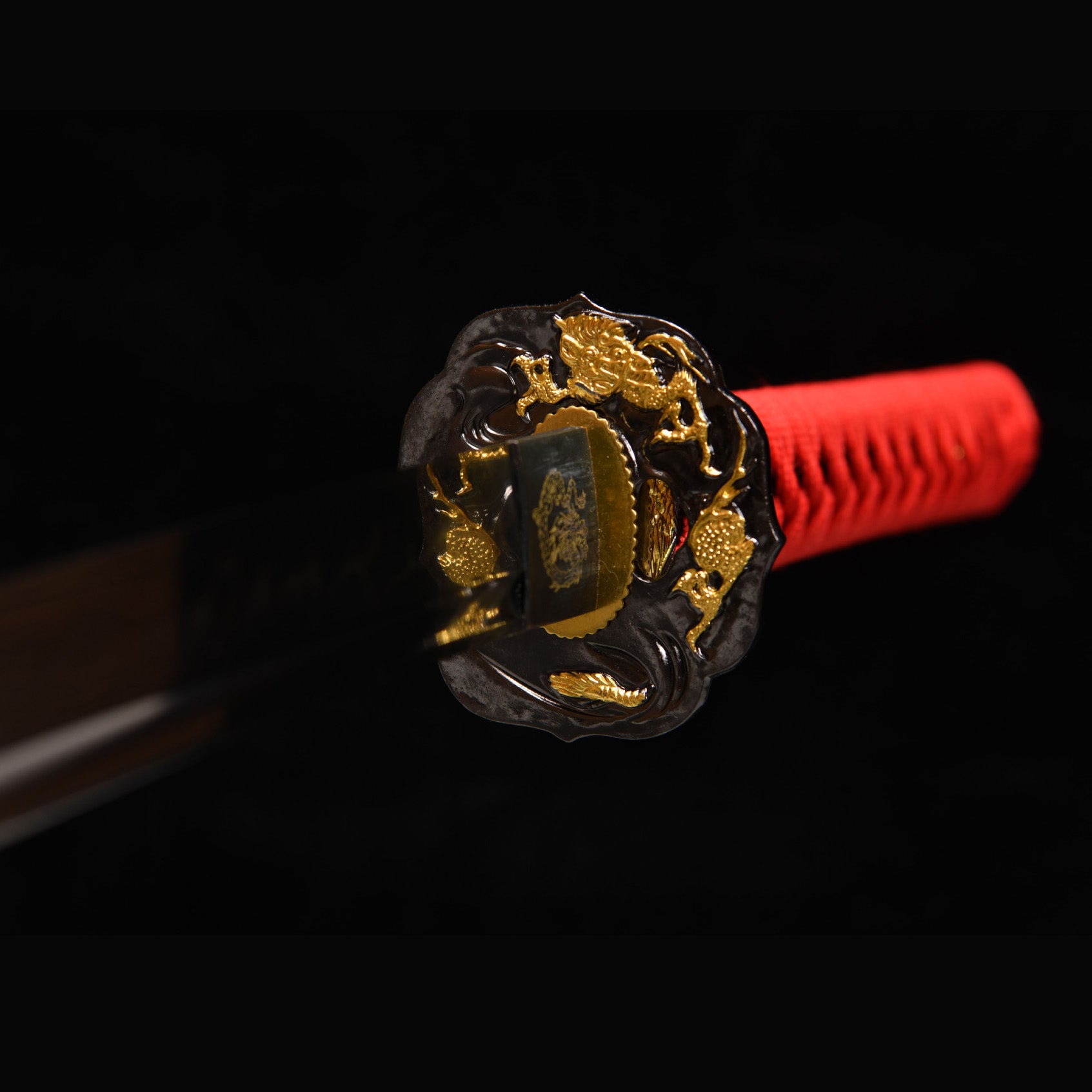 Blazing Crown decorative katana presentation