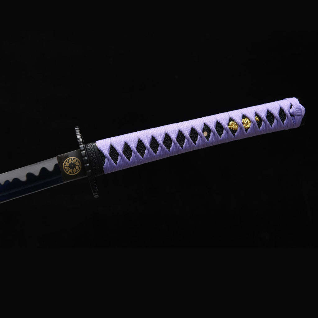 Moonlit Abyss decorative katana detail