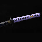 Moonlit Abyss decorative katana detail
