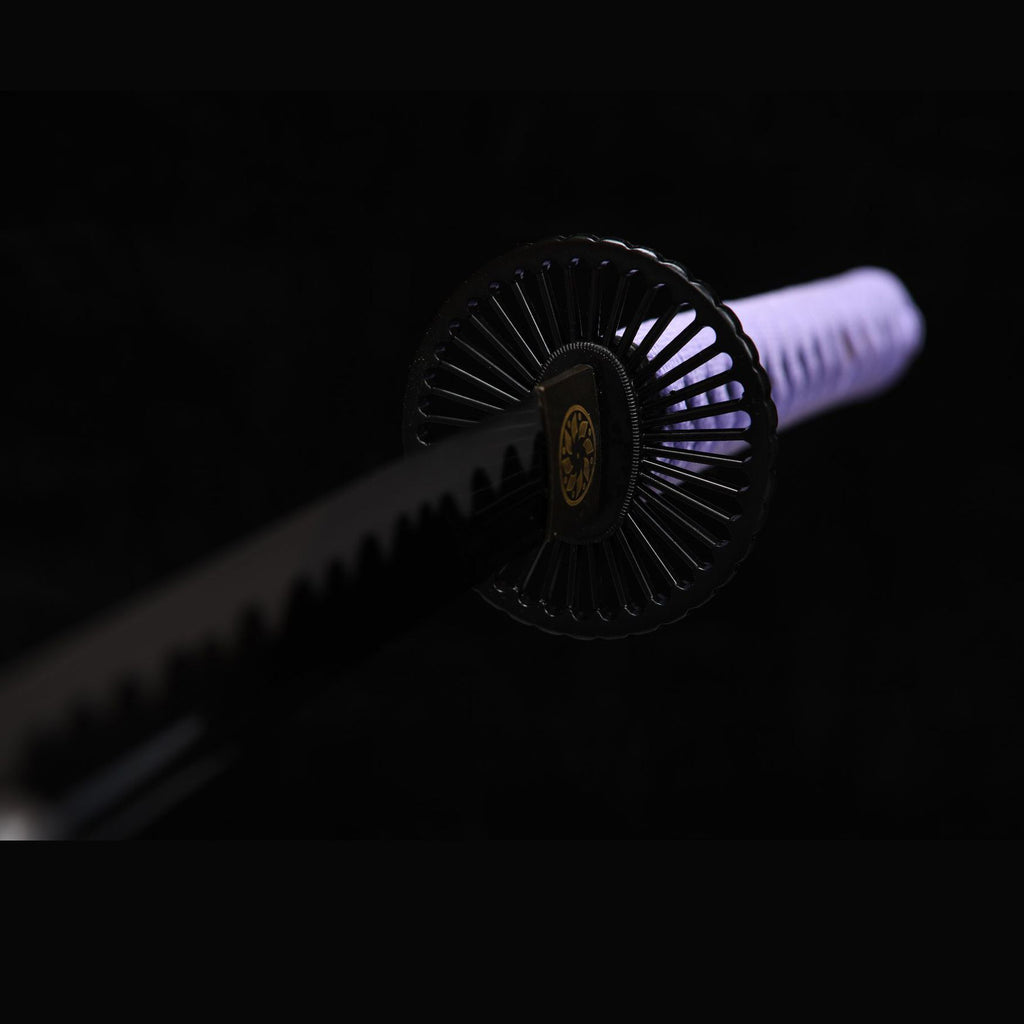 Moonlit Abyss decorative katana presentation