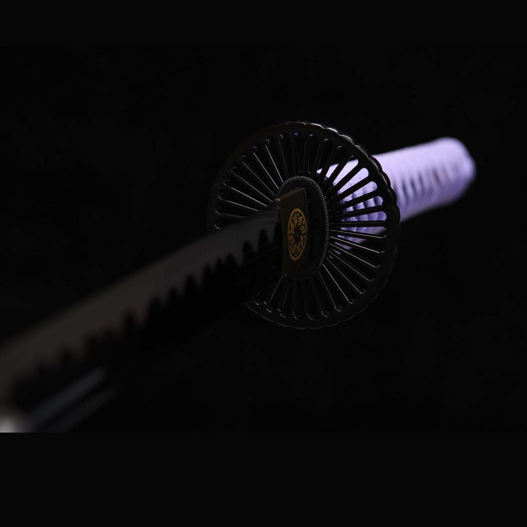 Moonlit Abyss decorative katana presentation