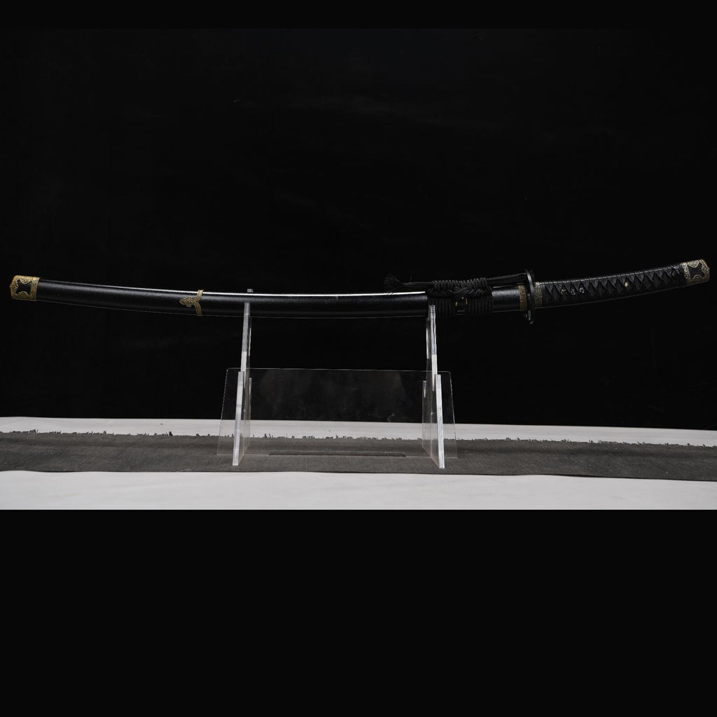 Iron Reflection decorative katana close-up