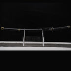 Iron Reflection decorative katana close-up