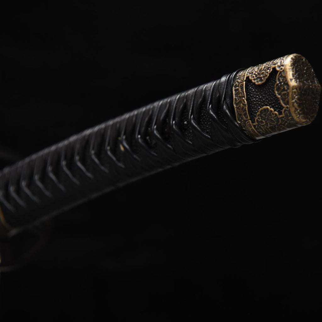 Iron Reflection decorative katana angle view