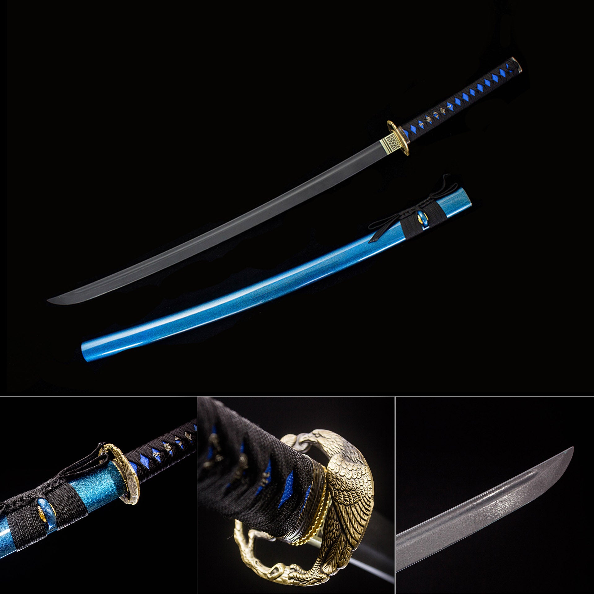 Ripple Note decorative katana samurai sword