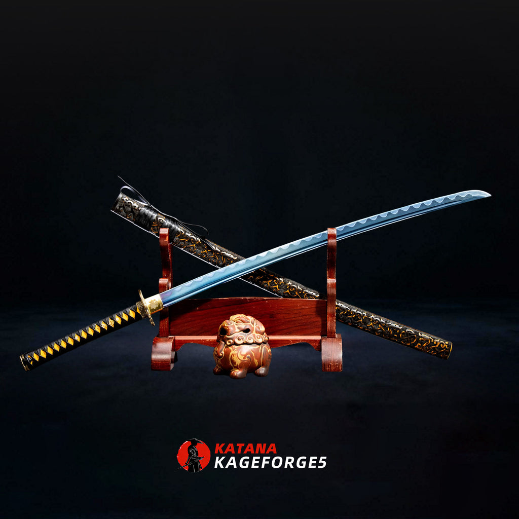 Silent Mirror decorative katana close-up