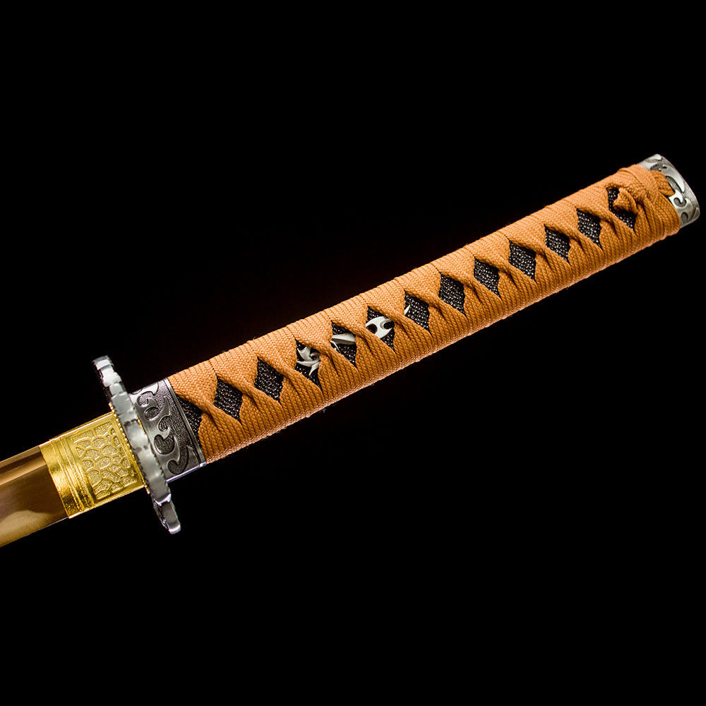 Dust Circle decorative katana angle view