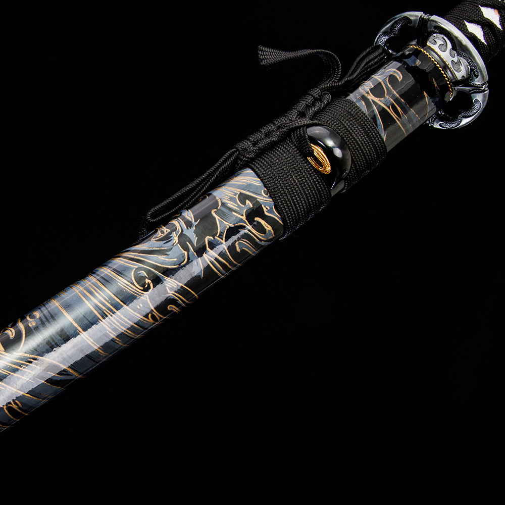 Edge Bloom decorative katana presentation
