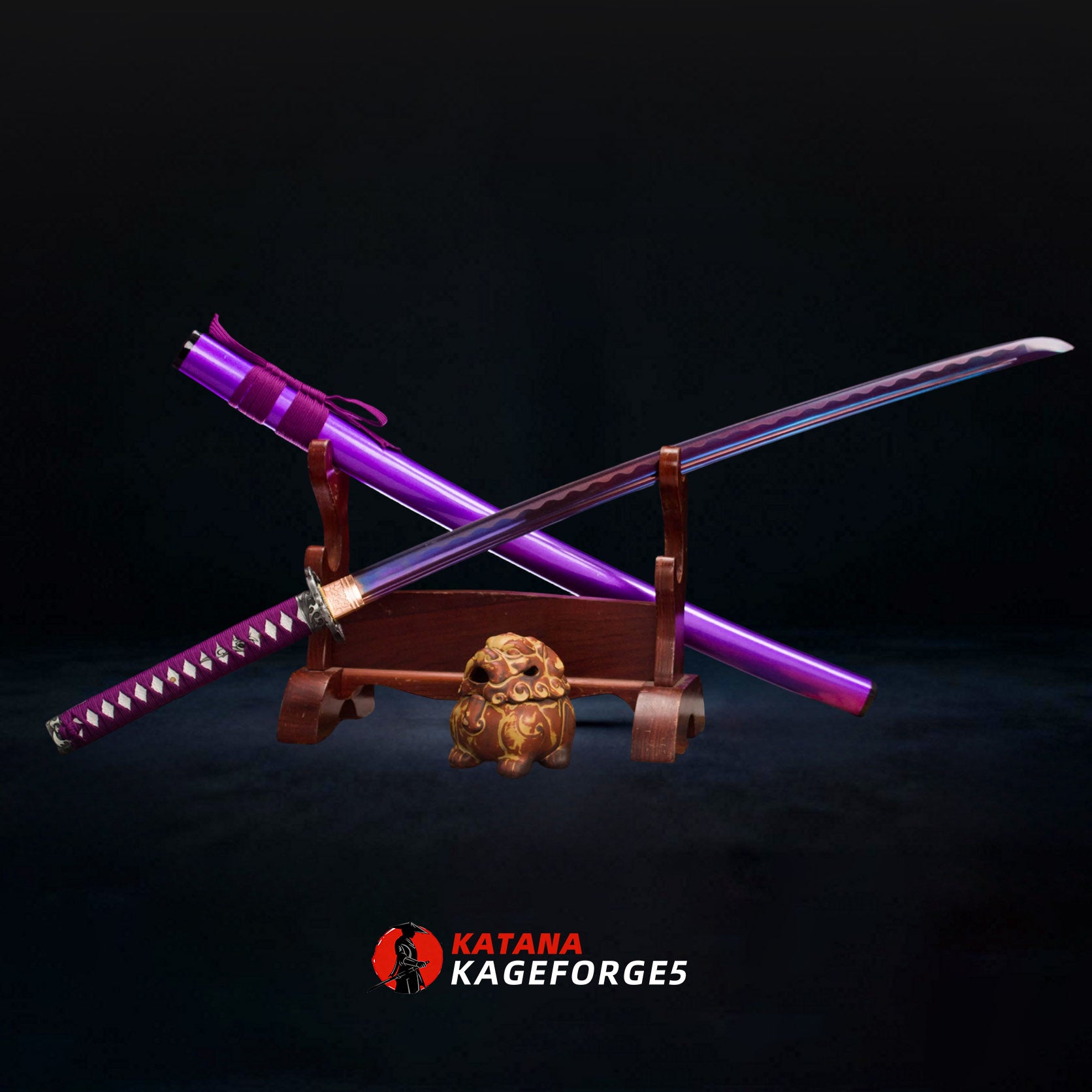 Mist Flow decorative katana close-up