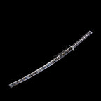 Edge Bloom decorative katana angle view