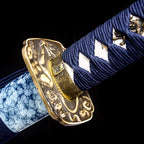 Blue Moondrop decorative katana presentation