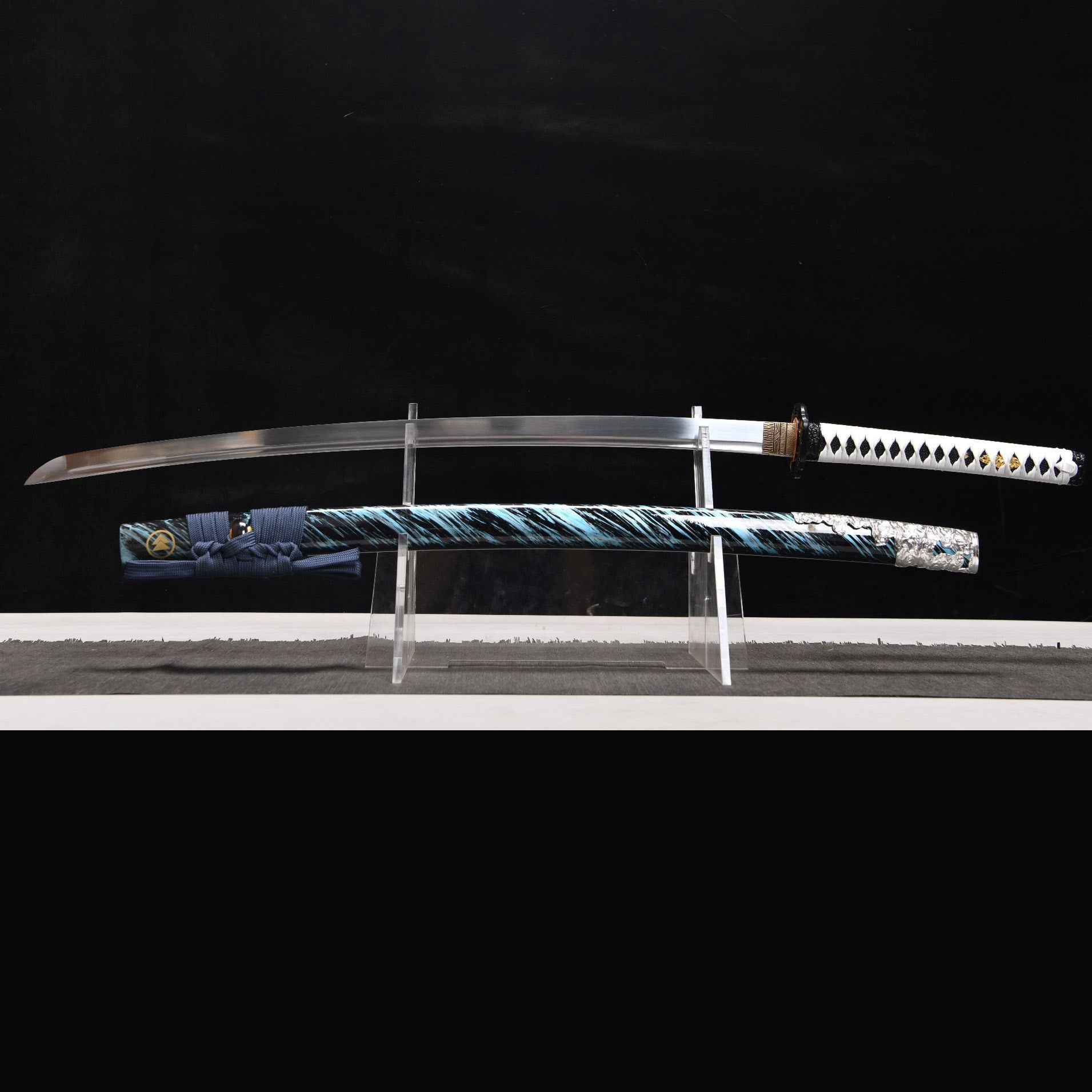 Deep Current decorative katana close-up