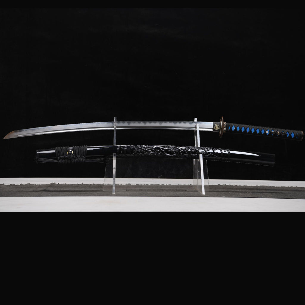 Steel Calm decorative katana close-up