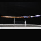 Moonlit Abyss decorative katana angle view