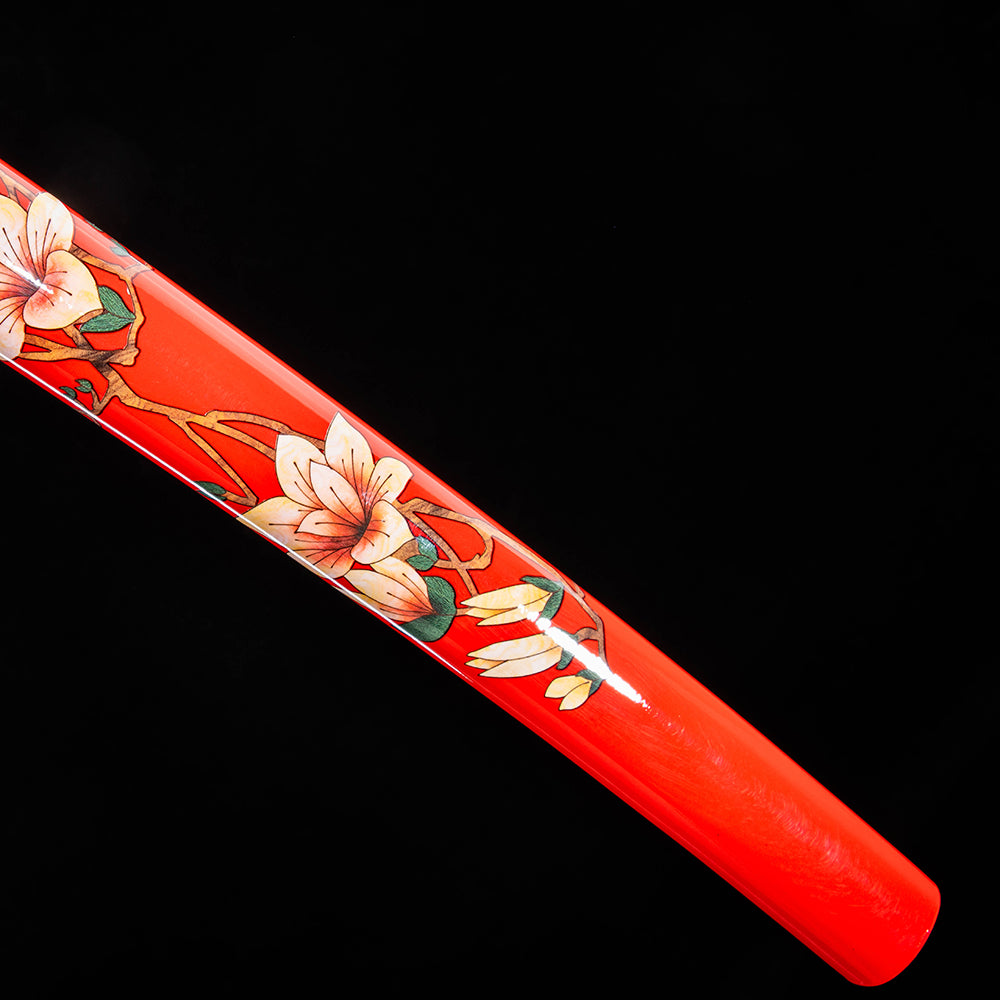 Scarlet Whisper decorative katana detail