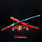 Scarlet Whisper decorative katana close-up