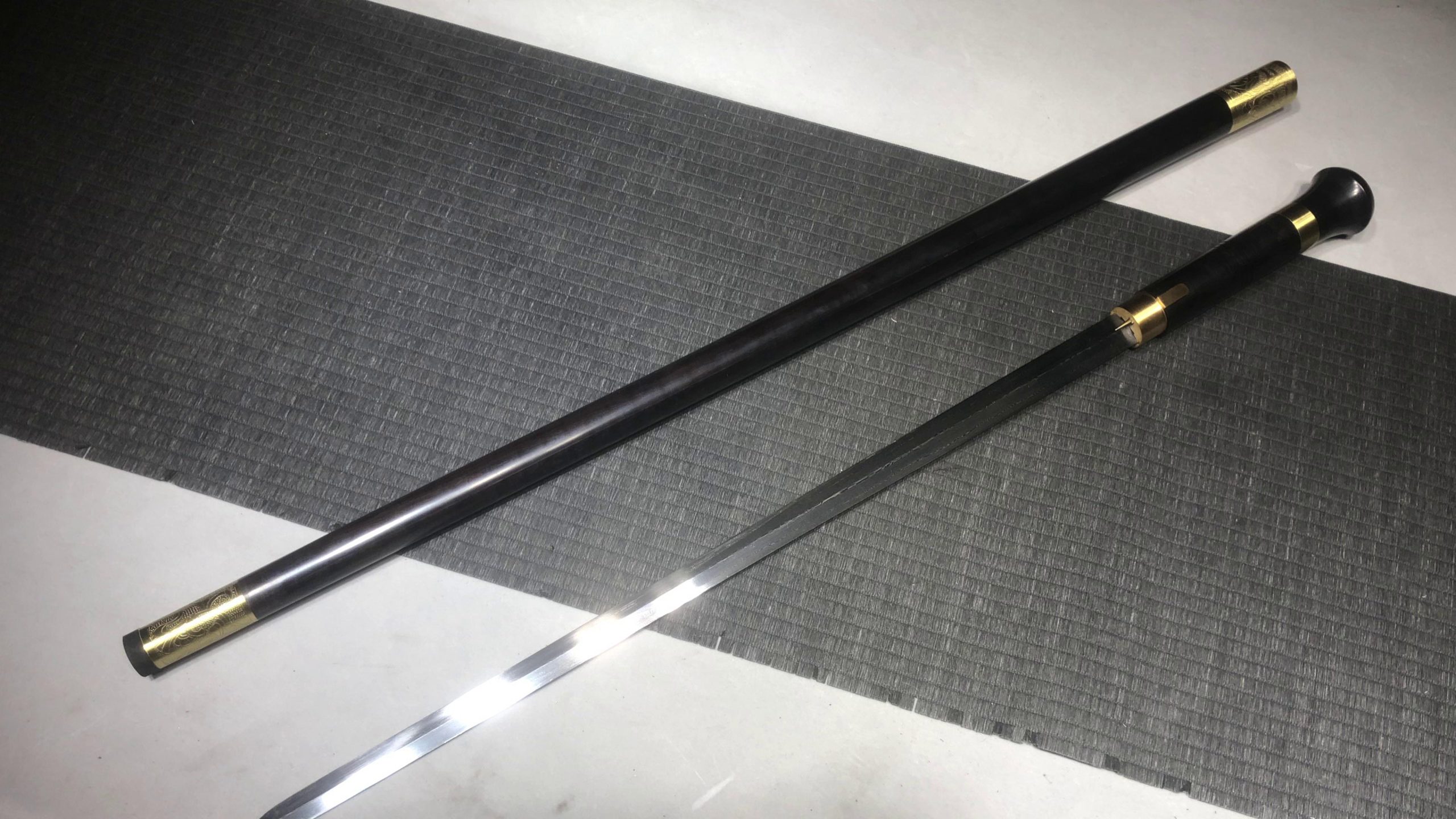 KageForge5 product image: 26" Pattern Steel Japanese Sword