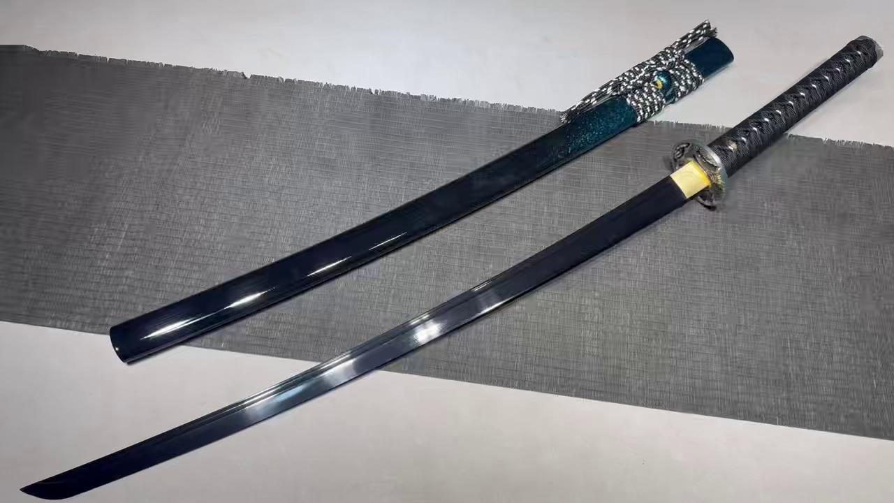 KageForge5 product image: 26" Pattern Steel Katana with Zinc-alloy Fittings