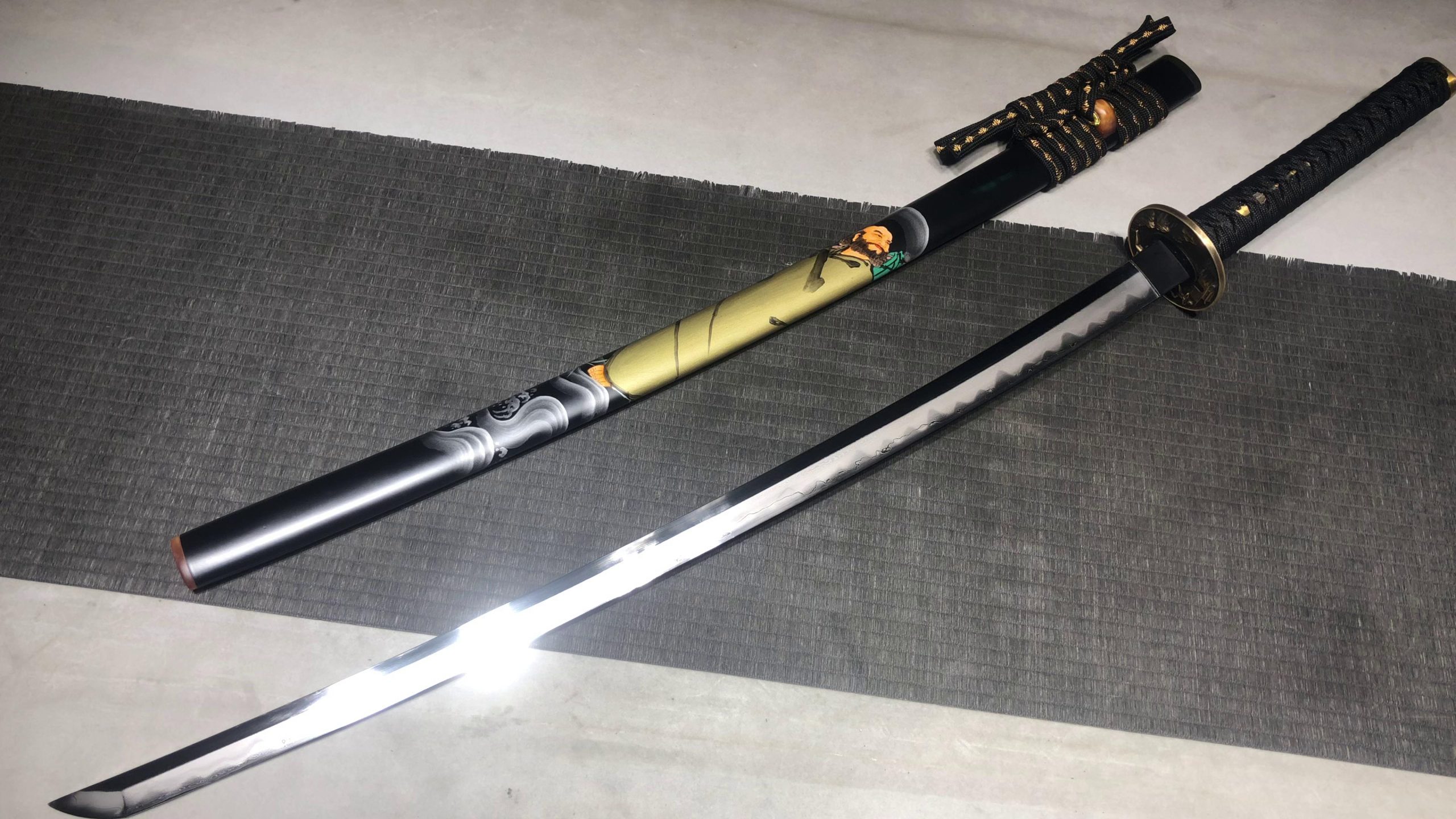 KageForge5 product image: 26" Katana with Brass Fittings