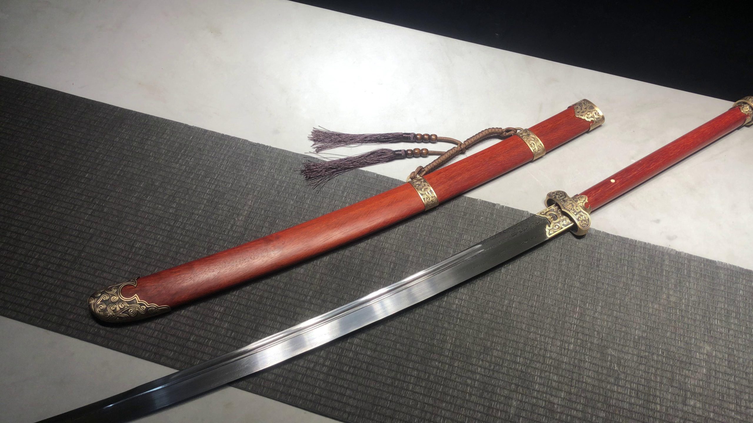 KageForge5 product image: 26" Pattern Steel Japanese Sword