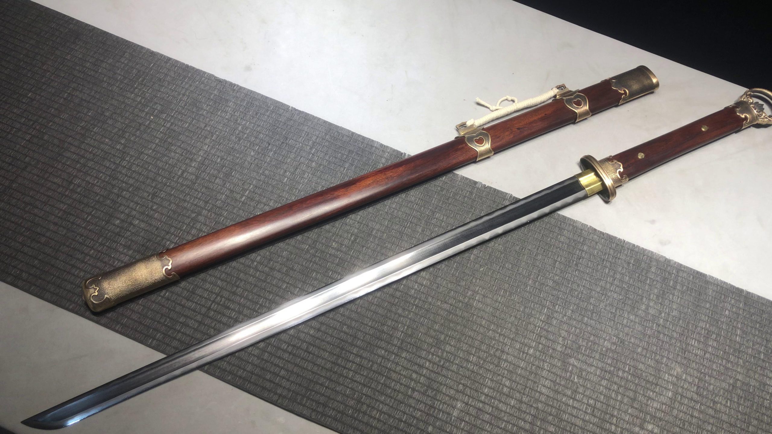 KageForge5 product image: 26" Pattern Steel Japanese Sword