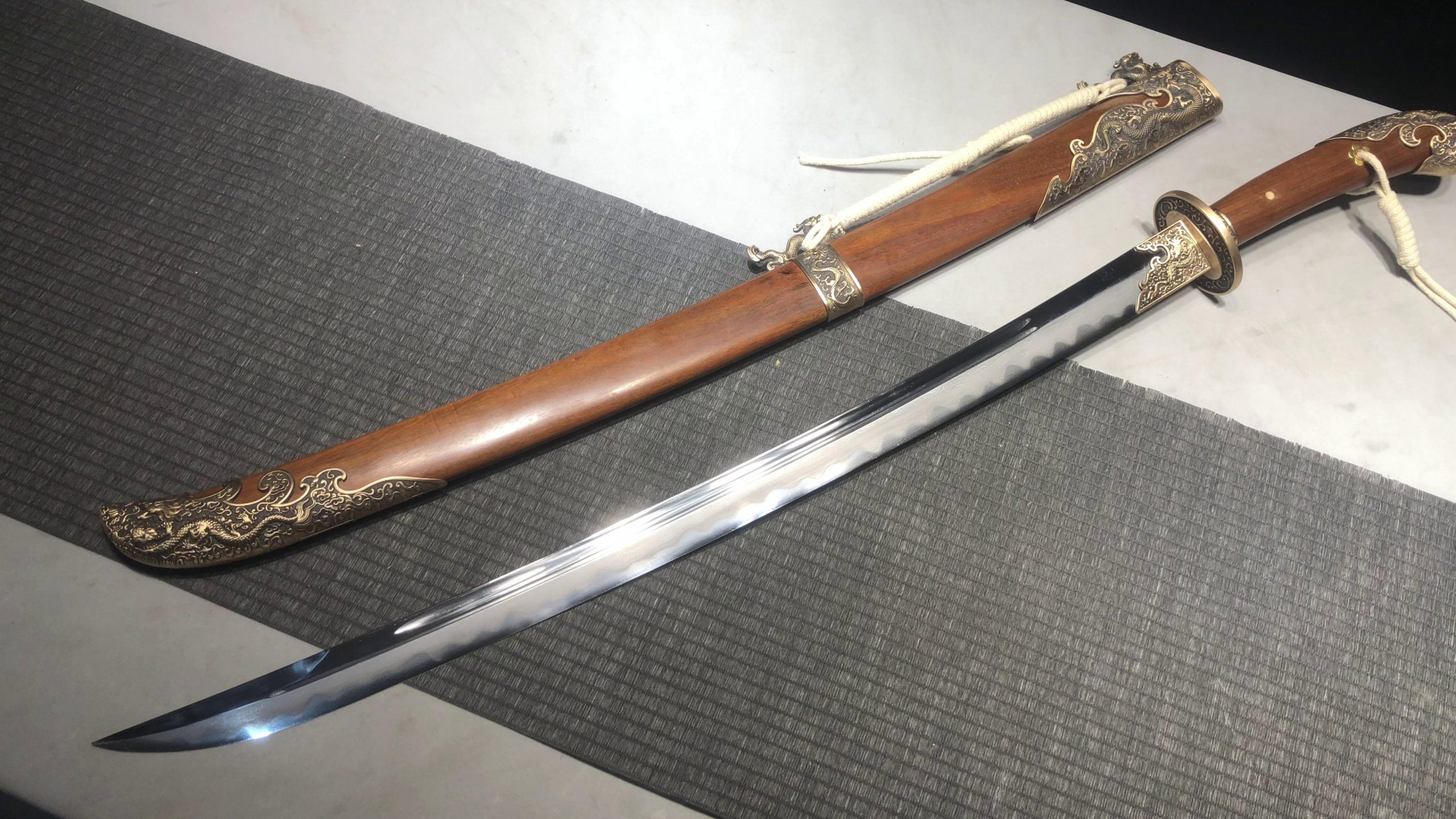 KageForge5 product image: 26" Pattern Steel Japanese Sword