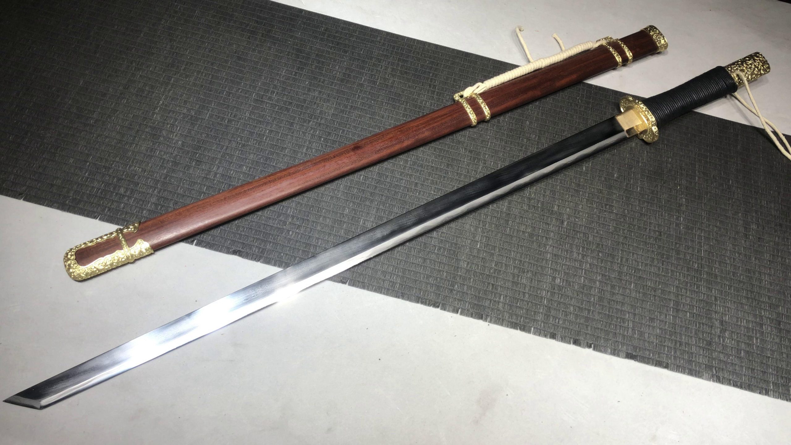 KageForge5 product image: 26" Japanese Sword with Pure Copper Fittings