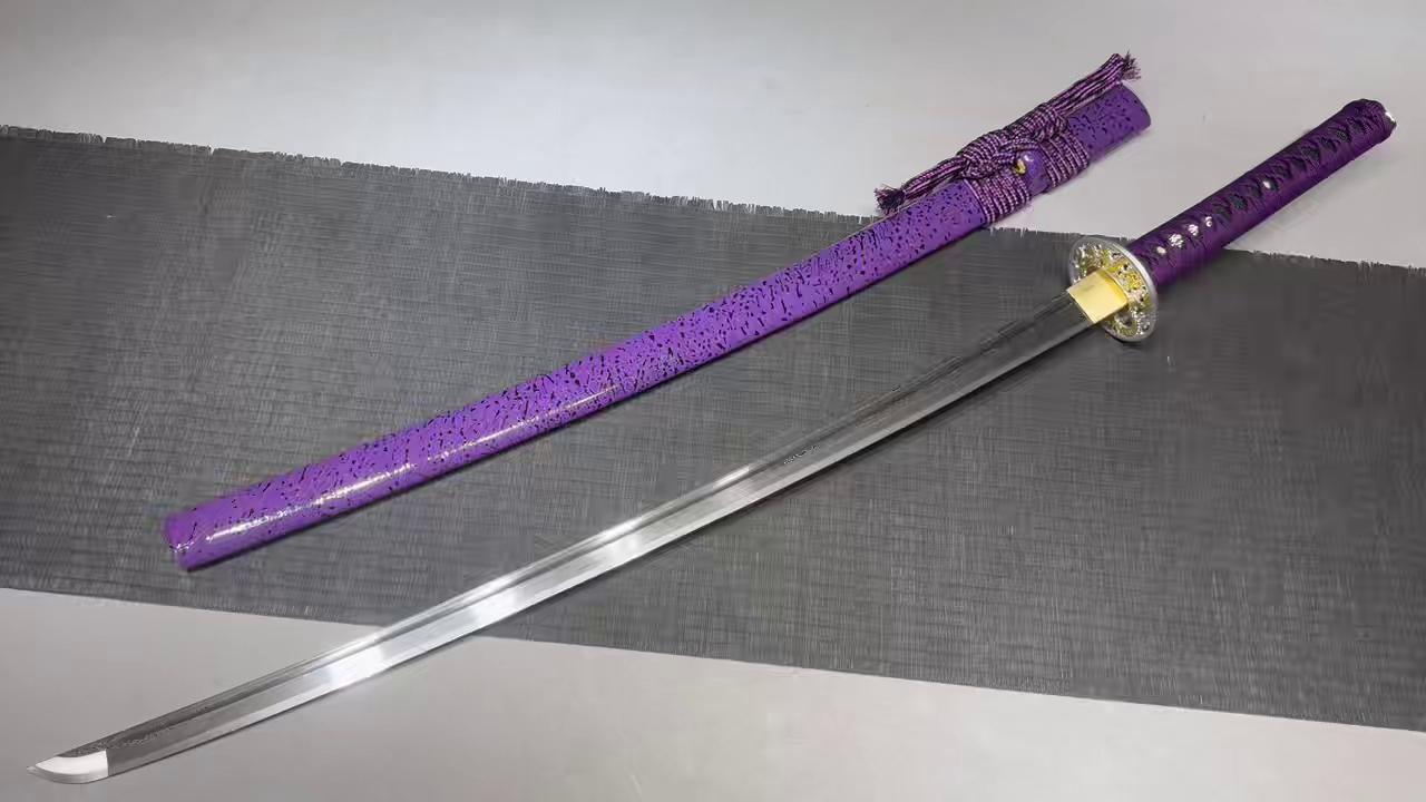 KageForge5 product image: 26" Pattern Steel Katana with Zinc-alloy Fittings